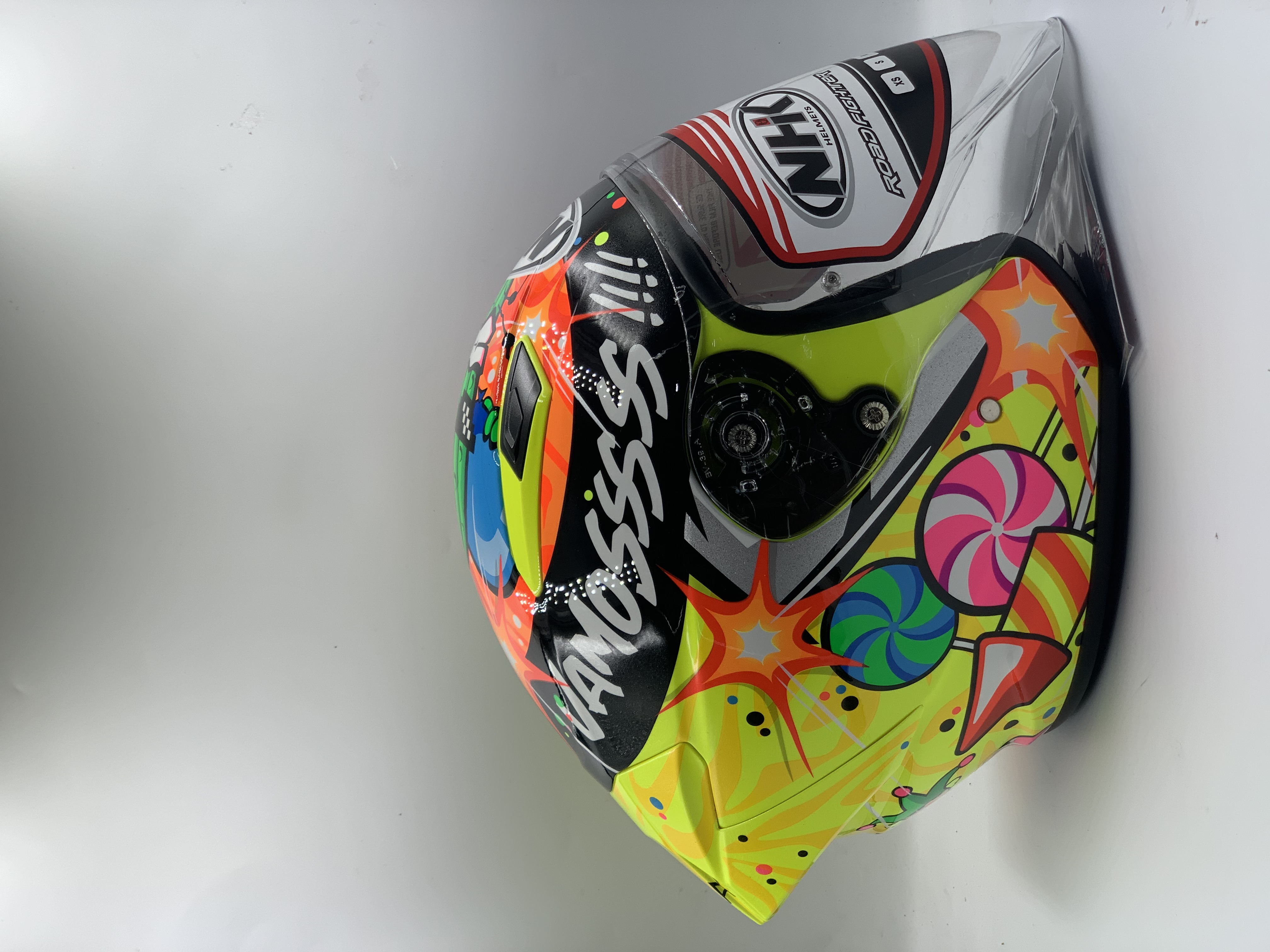 NHK Helmet S1GP S Ortola #5 Yellow Flo Glossy(ECE 22.06)